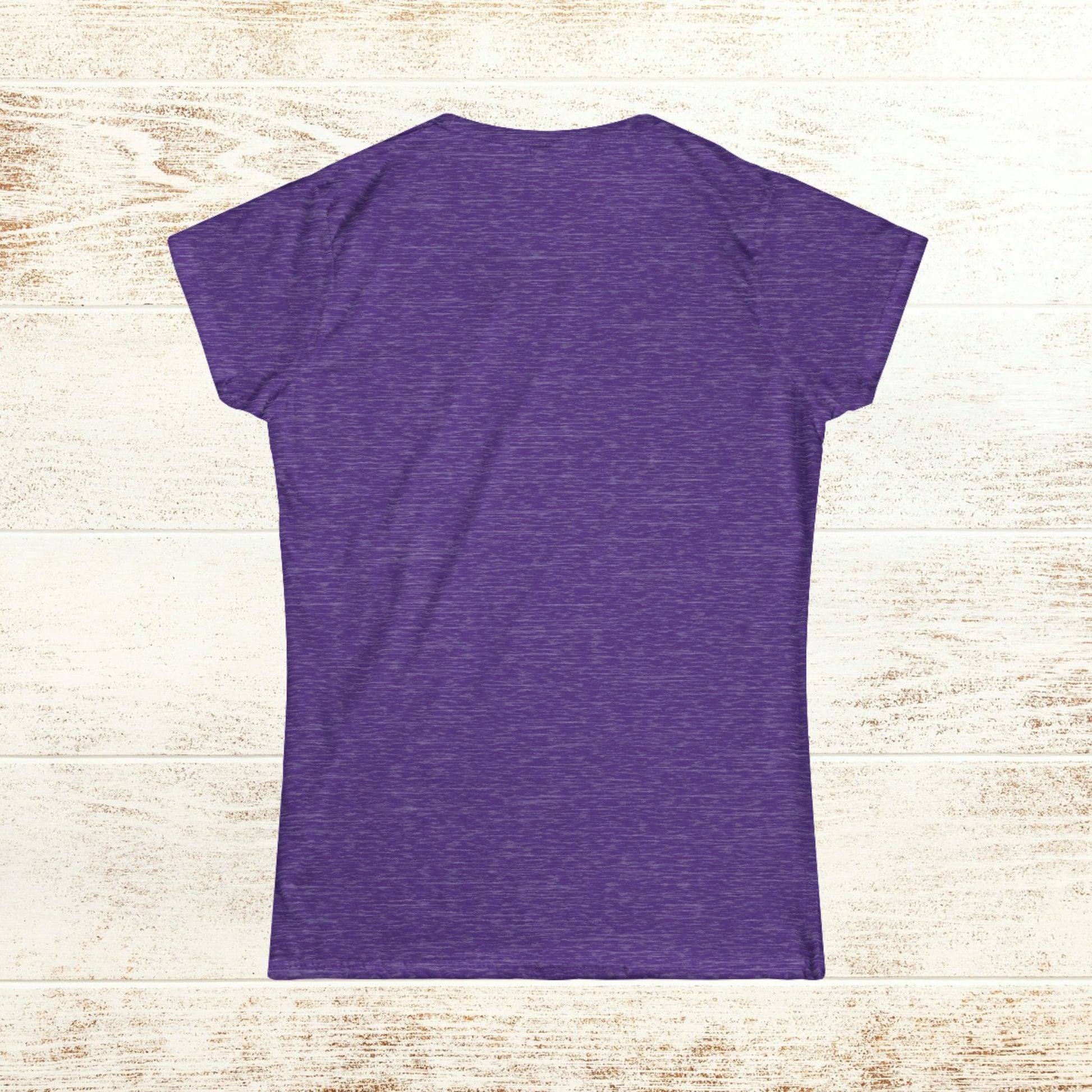 No Bad Vibes Tee showcasing the back design, featuring a seamless construction for a sleek look, made from 100% soft ring-spun cotton.