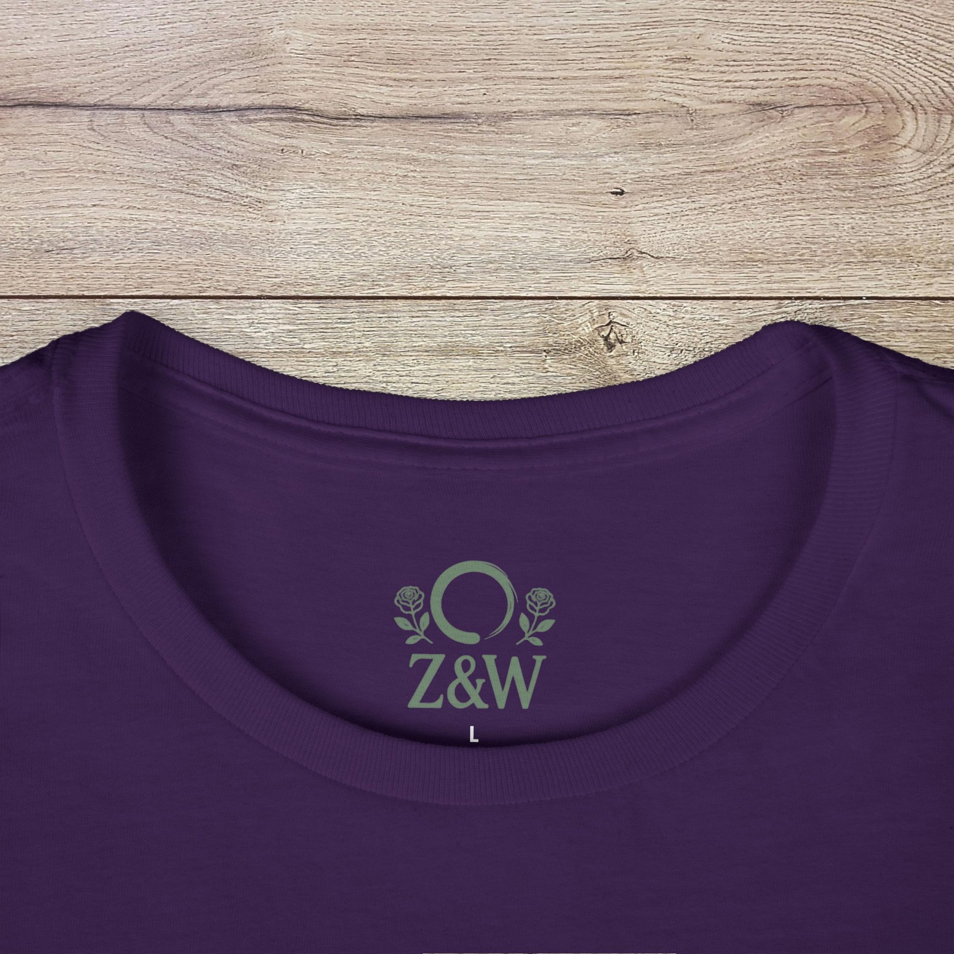 Back view of a funny Pilates t-shirt featuring a durable shoulder tape design and classic fit for everyday comfort, ideal for casual attire.