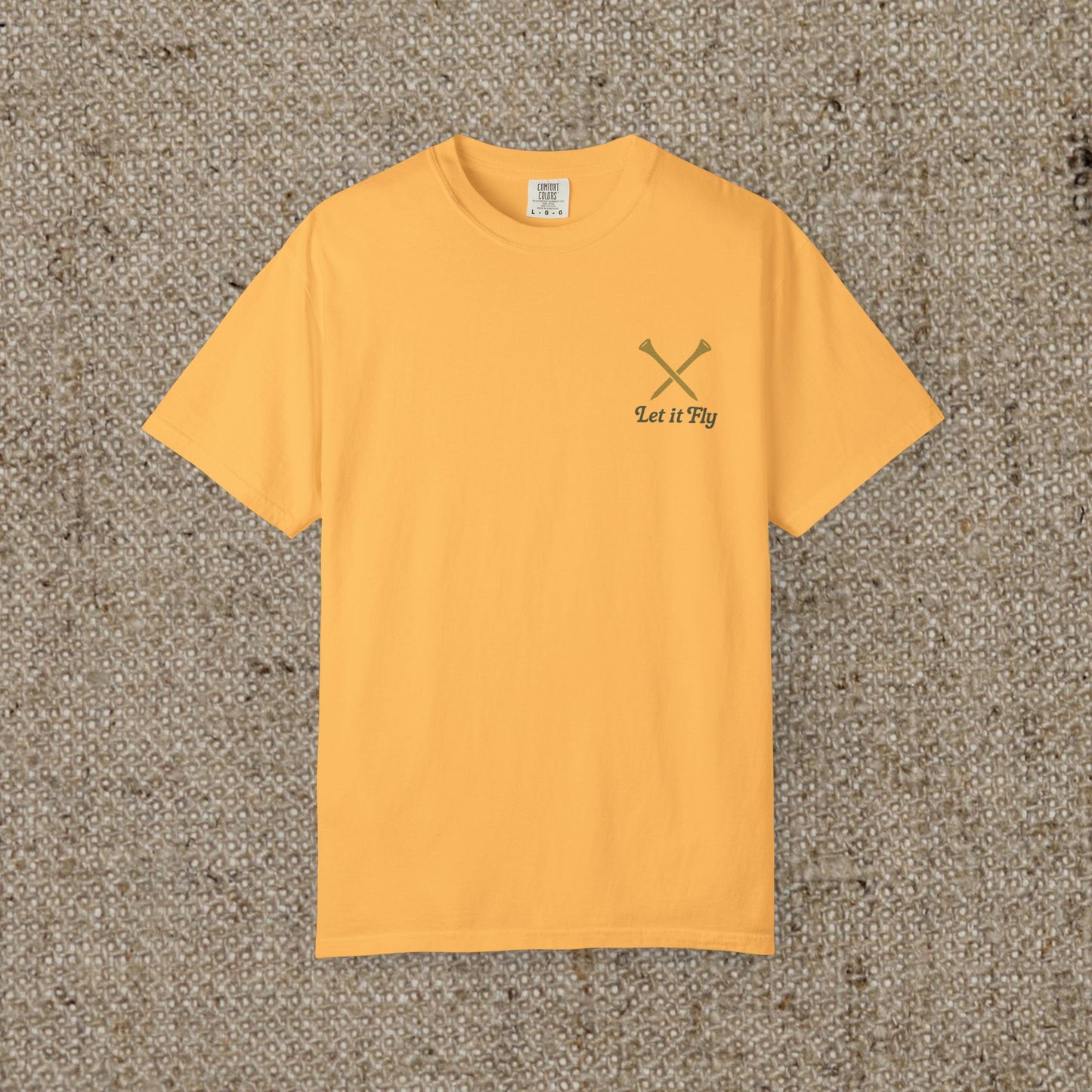 Tee It High Let It Fly Graphic Tee in vibrant yellow, designed for comfort and style, making it a great choice for various occasions.