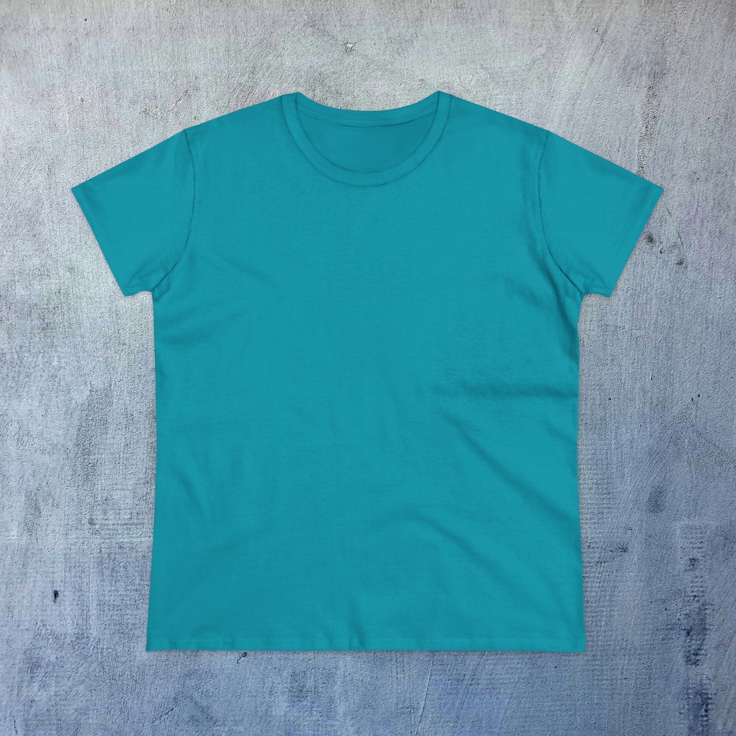 Turquoise unisex dog lover t-shirt, made from soft 100% cotton short sleeve for comfort.