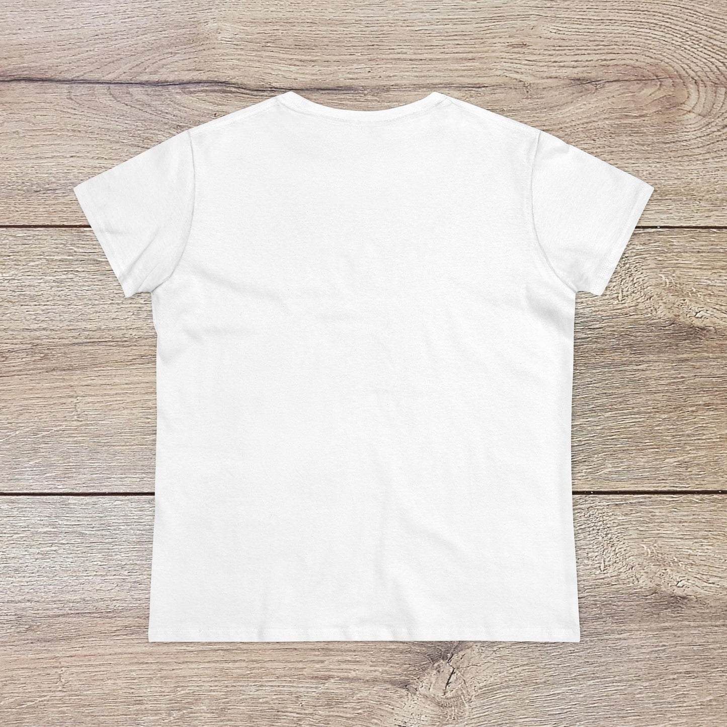 Back view of the Stayin’ Alive T-Shirt, a funny Halloween unisex tee in a plain design, perfect for casual wear.