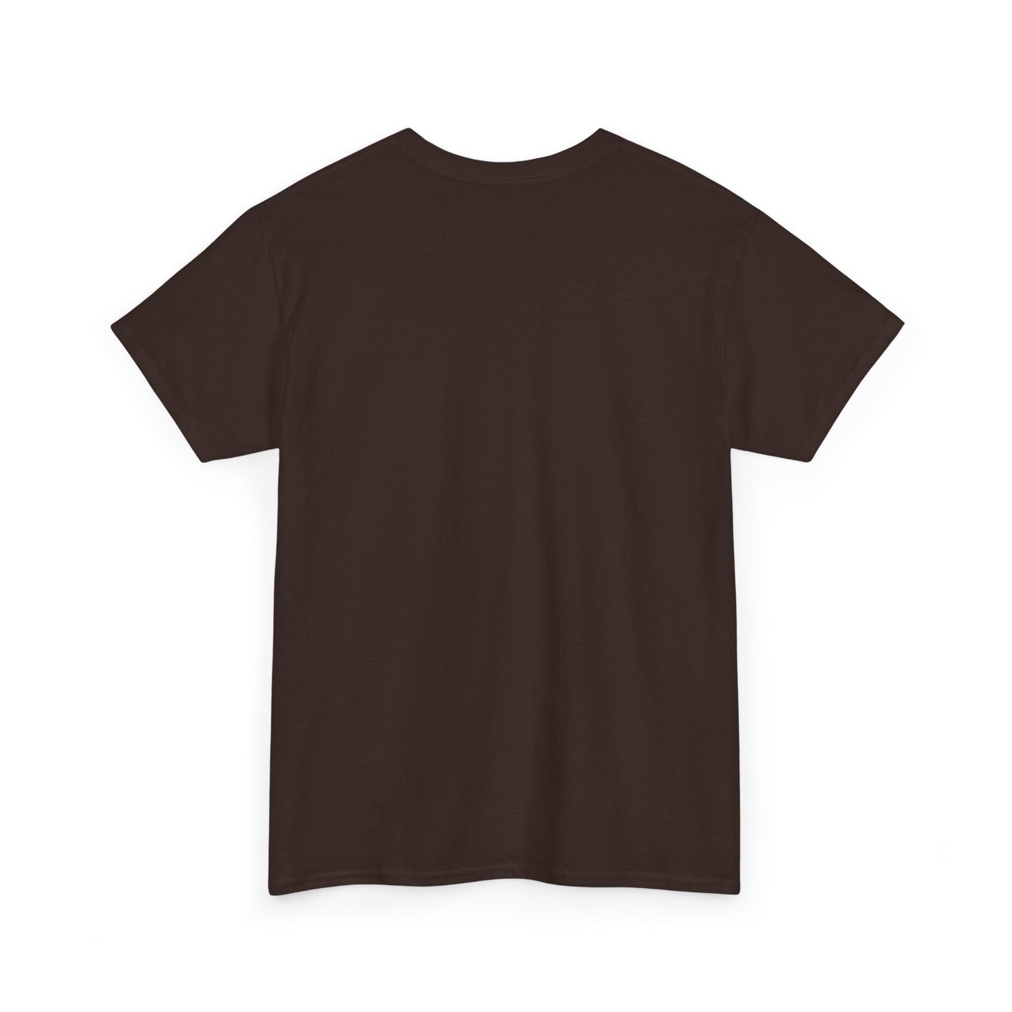 Back view of the True Crime & Moonshine Unisex Graphic Tee, emphasizing its simple and classic design, suitable for everyday adventures.