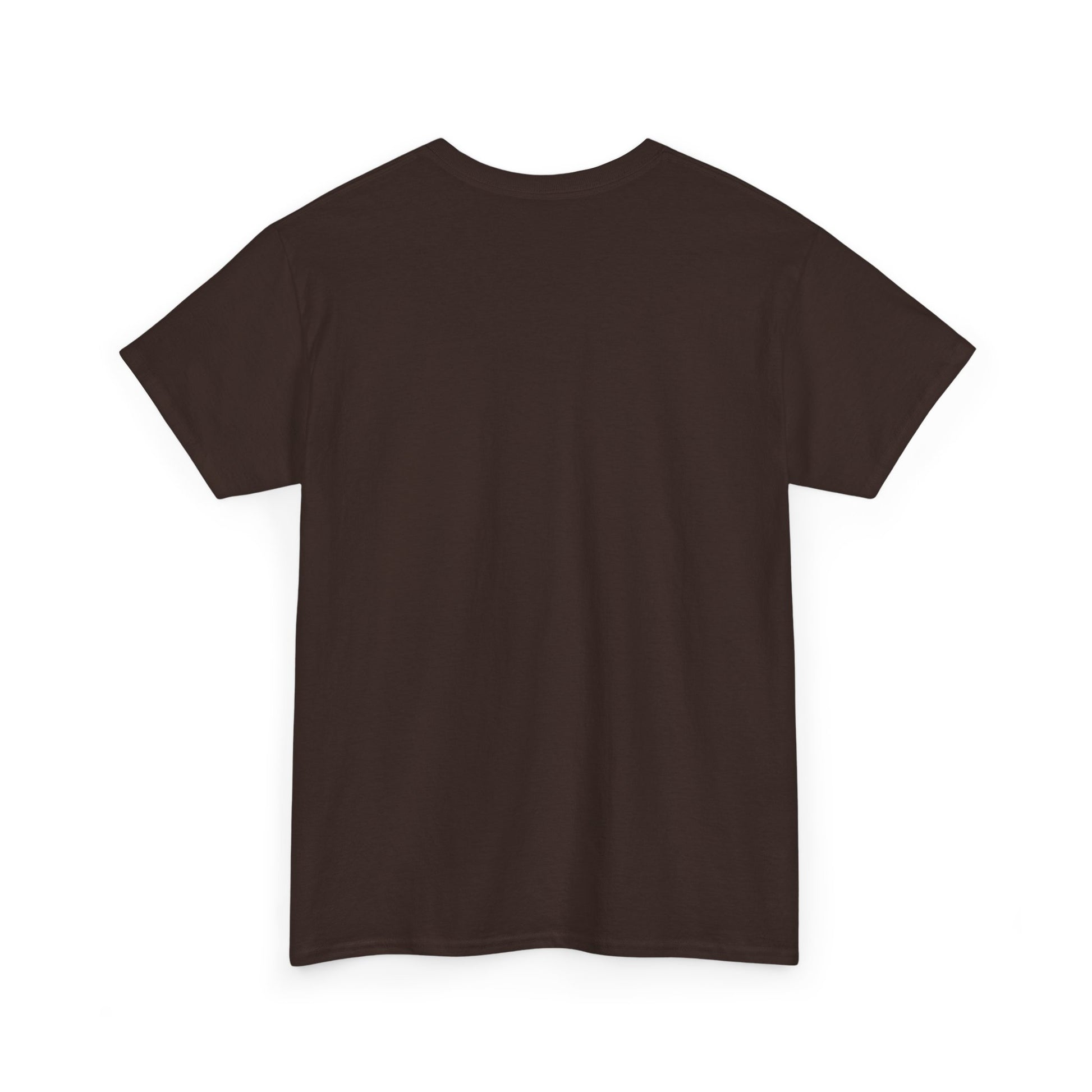 Back view of the True Crime & Moonshine Unisex Graphic Tee, emphasizing its simple and classic design, suitable for everyday adventures.