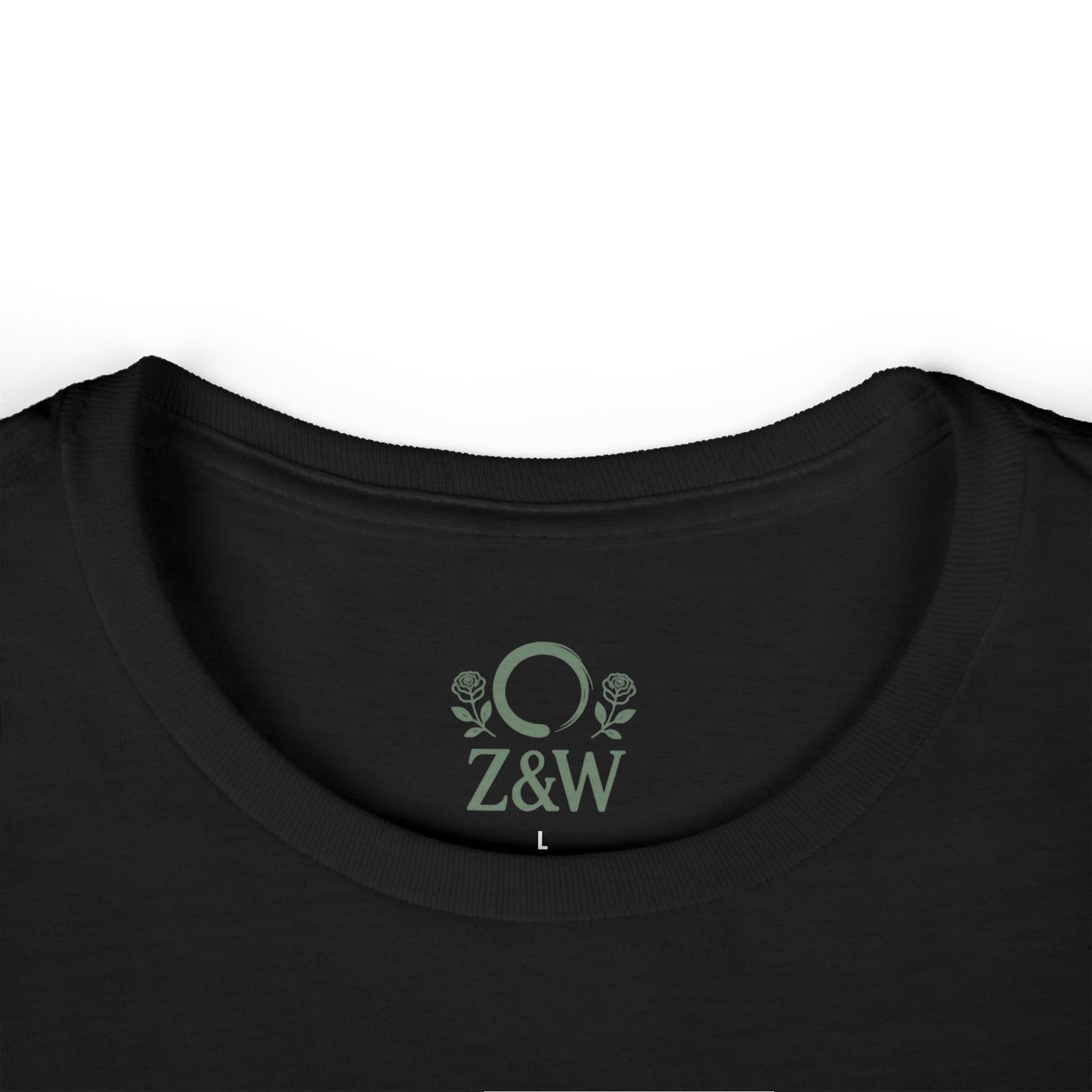 Cozy Plant Guitar Sweatshirt with Kangaroo Pocket and Adjustable Hood - Ethically Made, focusing on the inside neckline detail in elegant black.
