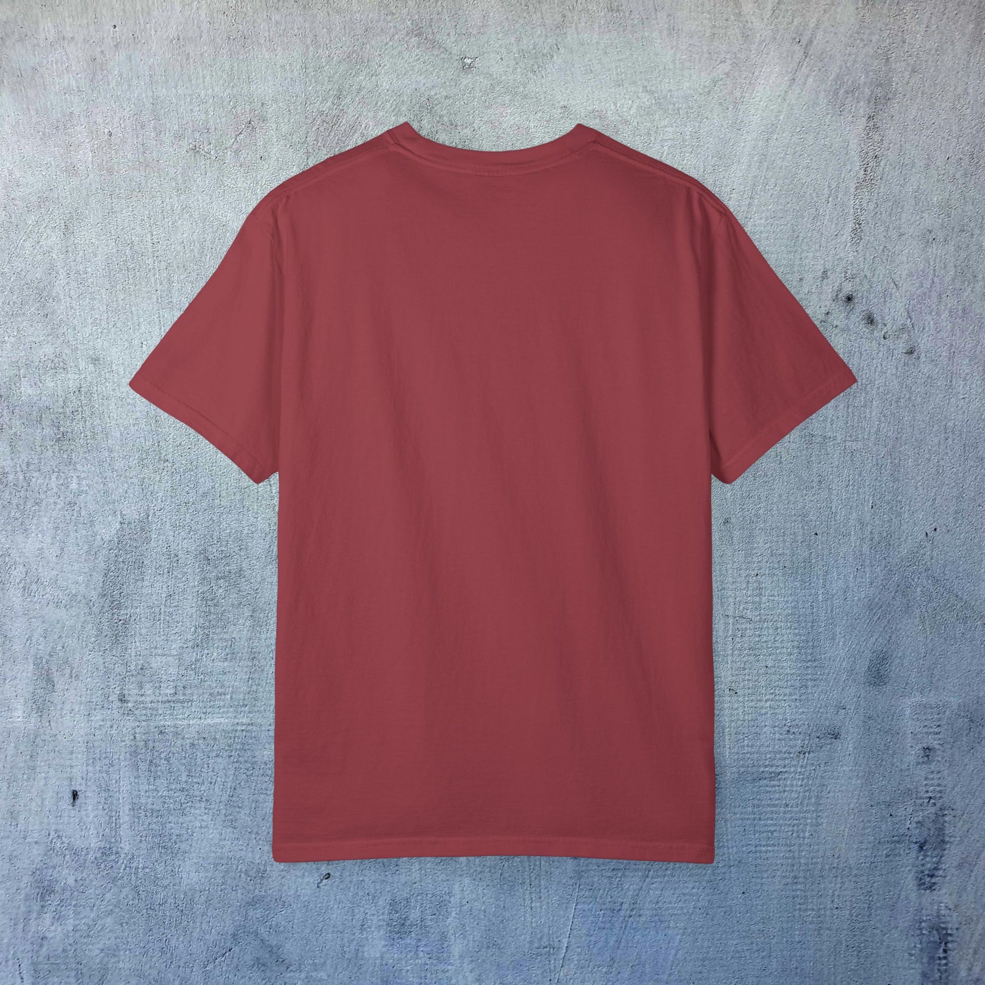 Back view of the Sleek Woof of Ball Street T-Shirt, showcasing its simple design and 100% cotton fabric for ultimate comfort.
