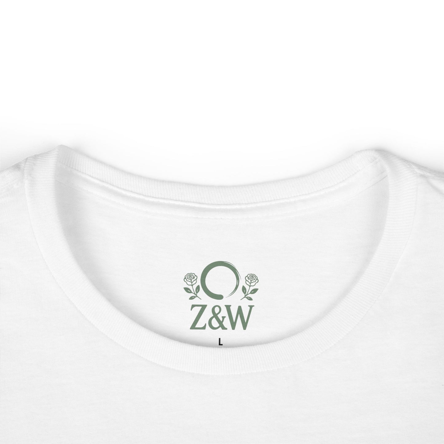 Cozy Plant Guitar Sweatshirt with Kangaroo Pocket and Adjustable Hood - Ethically Made, highlighting the inside neckline detail in clean white.