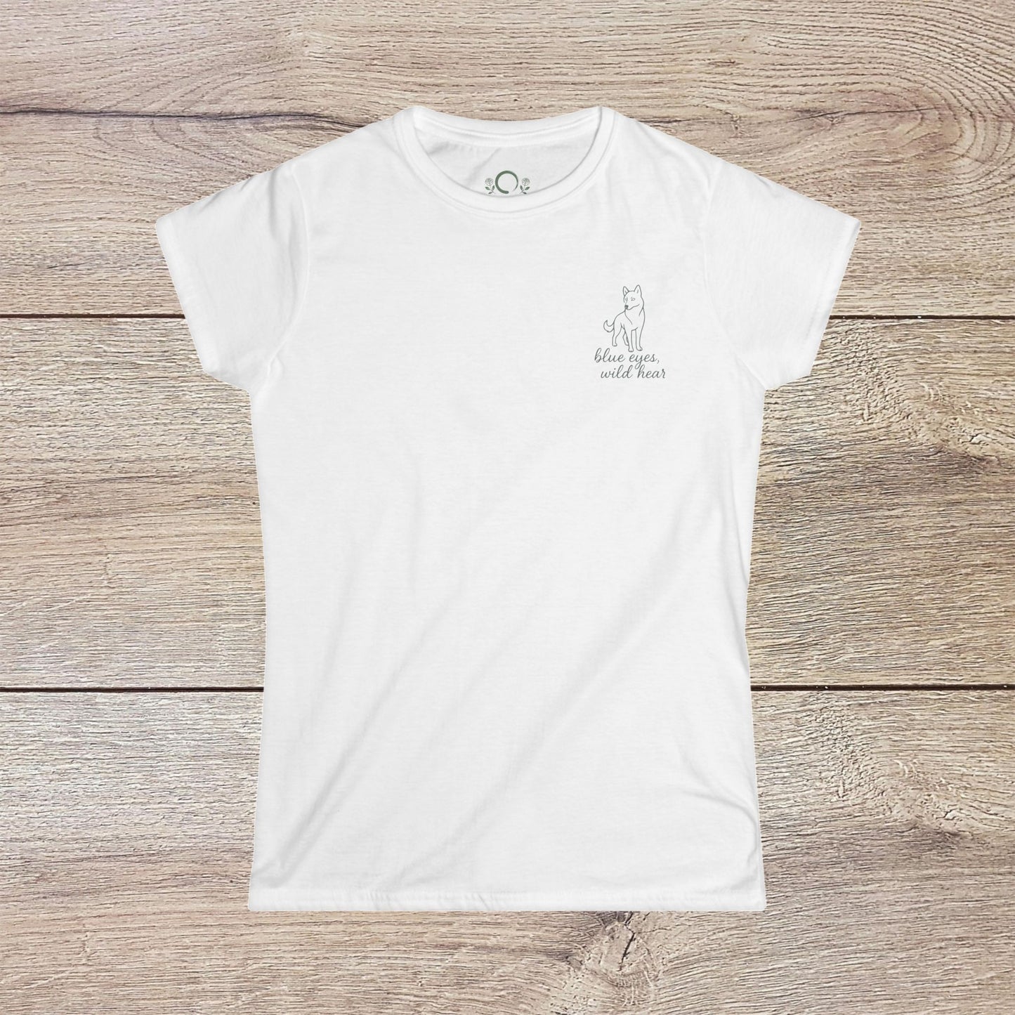 Eco-Friendly Dog T-Shirt - Adventure Spirit in white color, made from ring-spun cotton with a smooth and durable fabric, featuring a stylish graphic design for dog lovers.