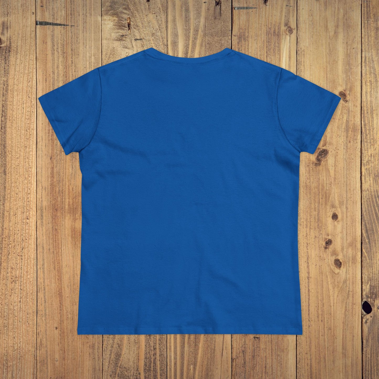 Stay Grounded Spiritual Tee - Back view of a blue crop top featuring a relaxed fit, perfect for vacations and outdoor celebrations.