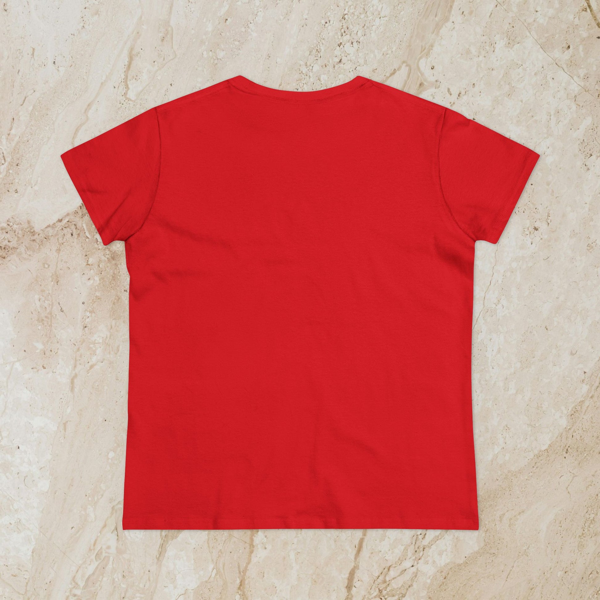 Back view of the Stylish Third Eye Graphic Tee in red, featuring a cropped fit and made from 100% cotton for ultimate comfort and durability.