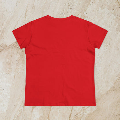 Back view of the Stylish Third Eye Graphic Tee in red, featuring a cropped fit and made from 100% cotton for ultimate comfort and durability.