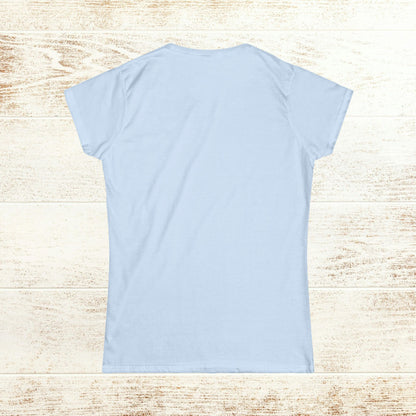 No Bad Vibes Tee - Rear view of a light blue t-shirt showcasing a seamless design for ultimate comfort.