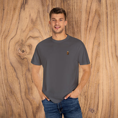 Model wearing Premium Southern Made T-Shirt in gray, highlighting its stylish and comfortable fit, available in multiple sizes for everyone.