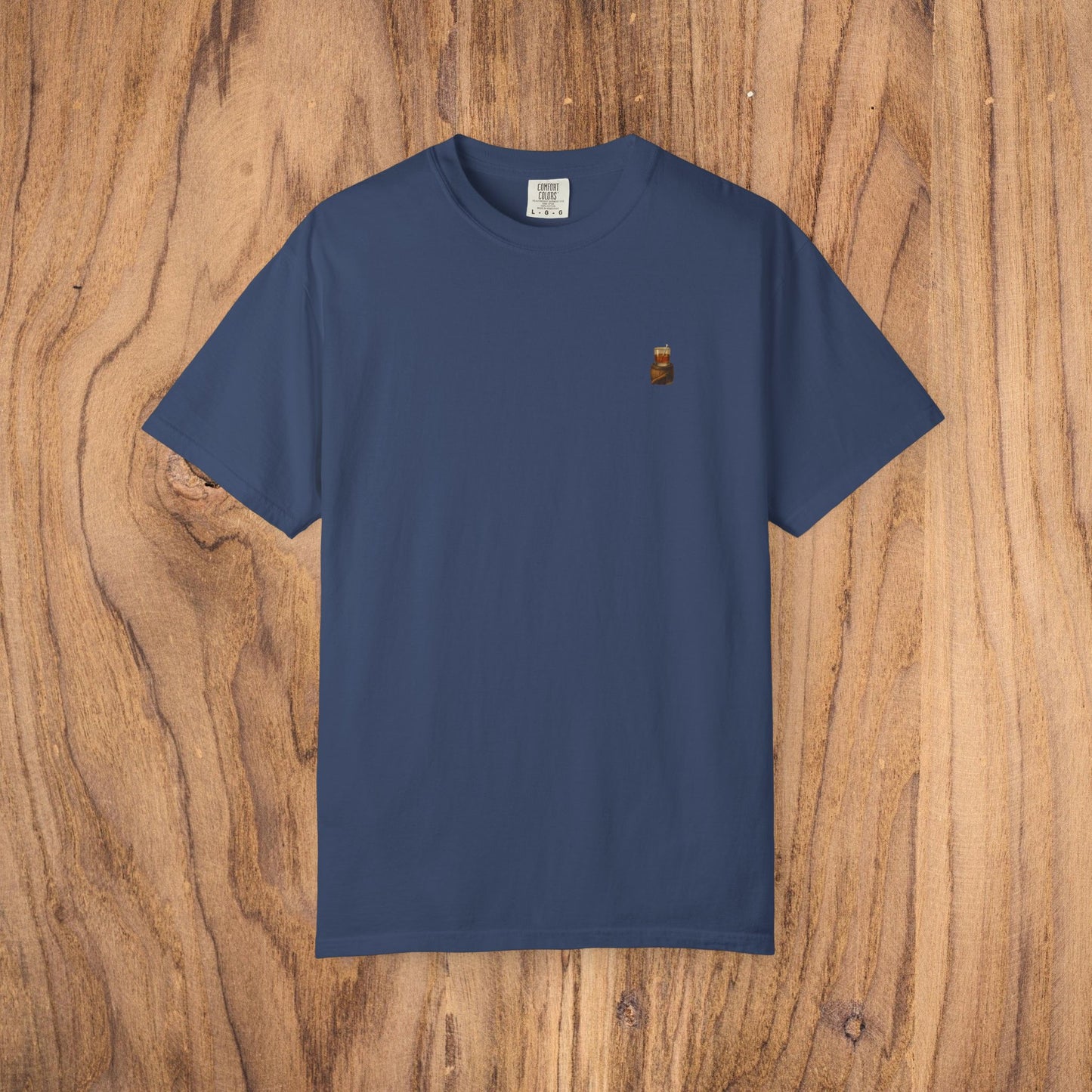 Premium Southern Made T-Shirt in a lighter navy color, stylish casual wear ideal for everyday use, available in multiple sizes.