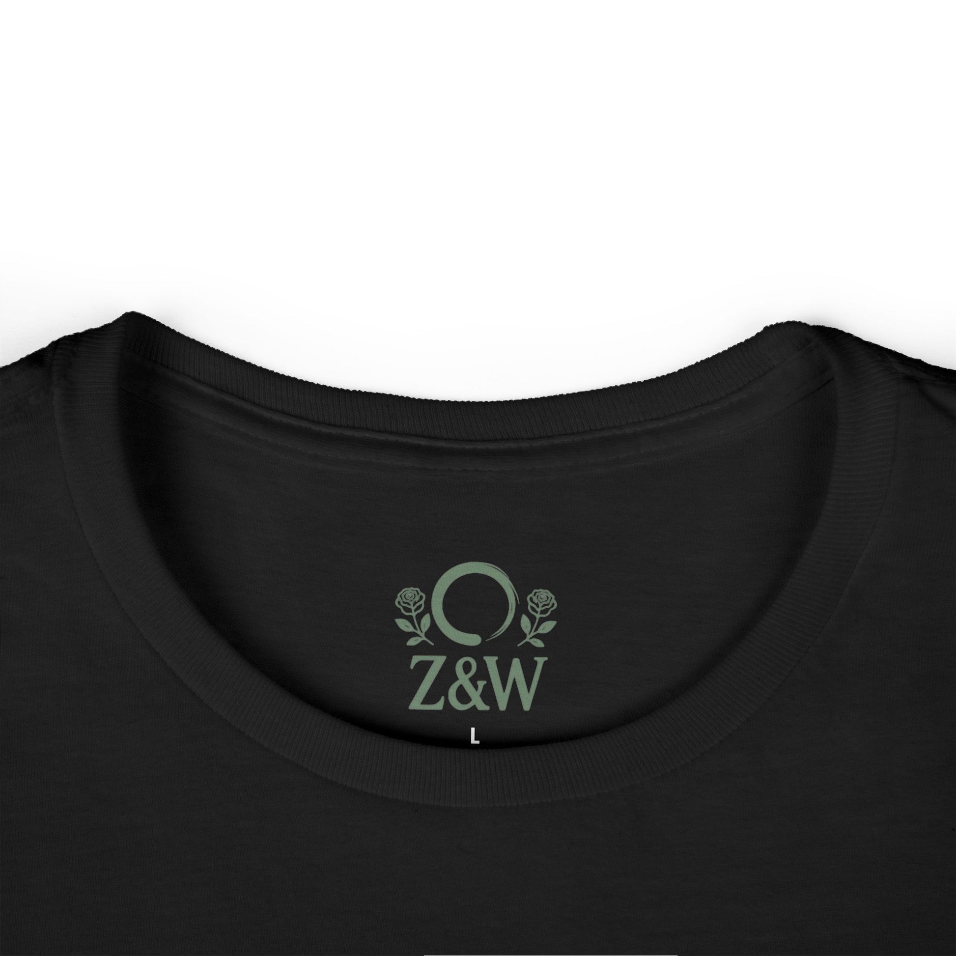 Cozy Plant Guitar Sweatshirt with Kangaroo Pocket and Adjustable Hood - Ethically Made, focusing on the inside neckline detail in elegant black.
