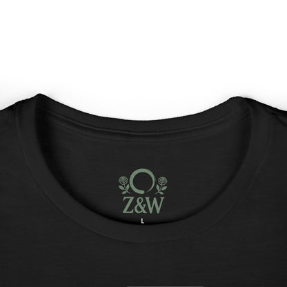 Cozy Plant Guitar Sweatshirt with Kangaroo Pocket and Adjustable Hood - Ethically Made, focusing on the inside neckline detail in elegant black.