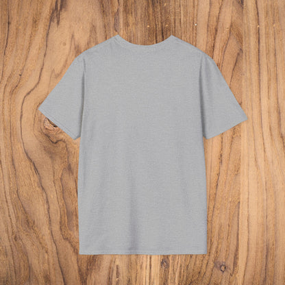 Back view of the Vintage Southern Gentleman Golf Shirt in gray, highlighting its simple and versatile design.