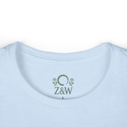 Cozy Plant Guitar Sweatshirt with Kangaroo Pocket and Adjustable Hood - Ethically Made, featuring a light blue neckline detail with logo.