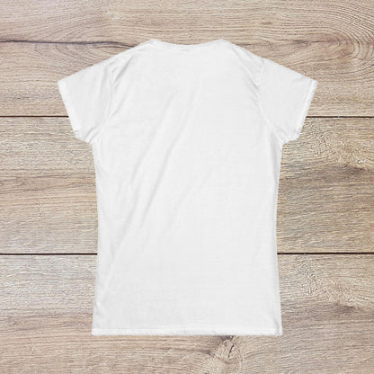 Back view of the white Mamacita Margarita Cotton Tee featuring a clean cut and smooth fabric for a perfect fit.