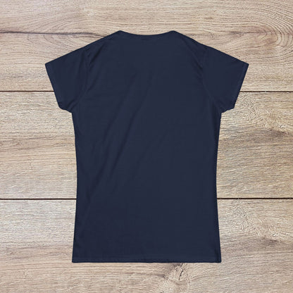 Back view of the Cozy Plant Guitar Sweatshirt in navy, emphasizing the cozy comfort and ethically made qualities.
