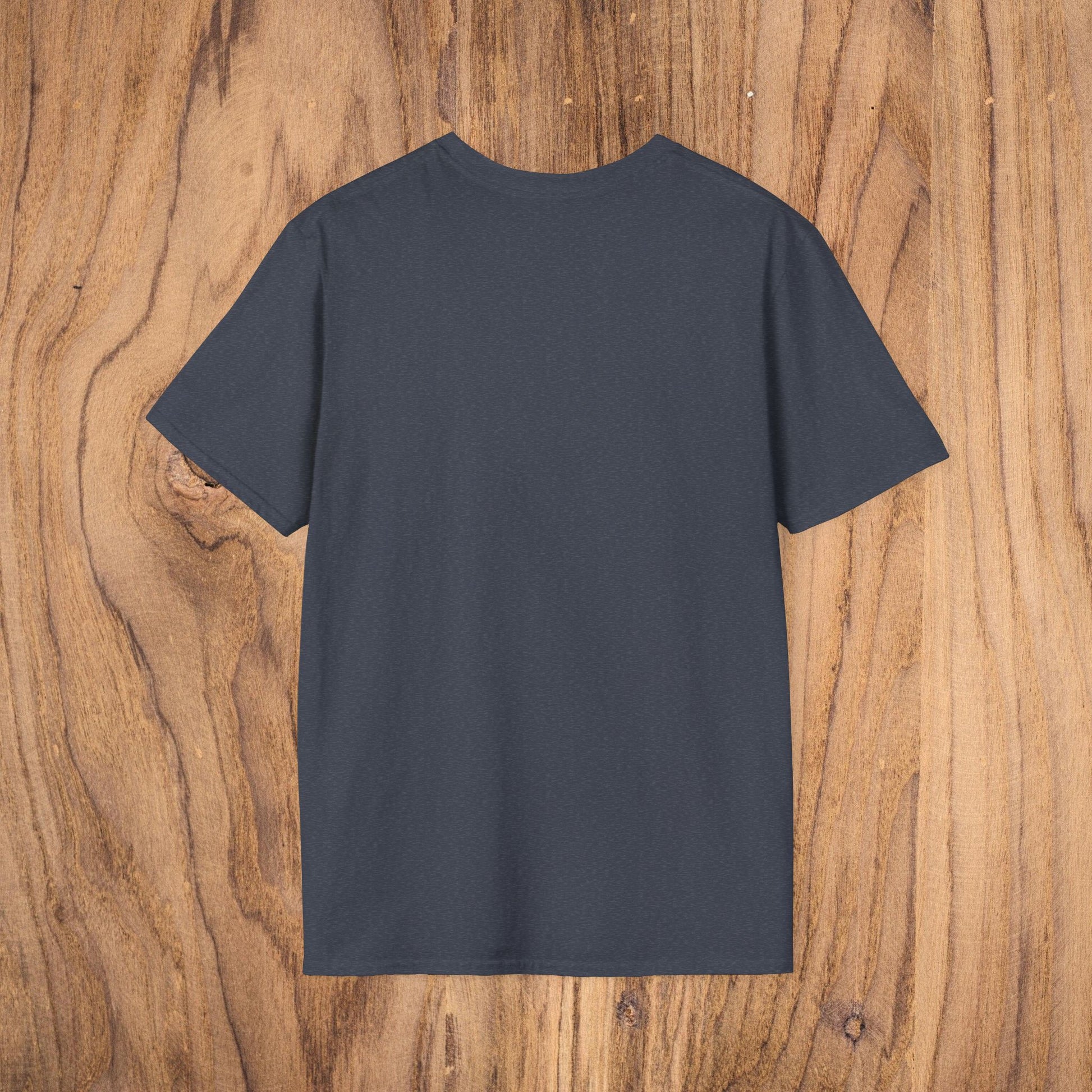 Back view of the Vintage Southern Gentleman Golf Shirt, highlighting the classic fit and smooth finish, perfect for relaxed golfing days.