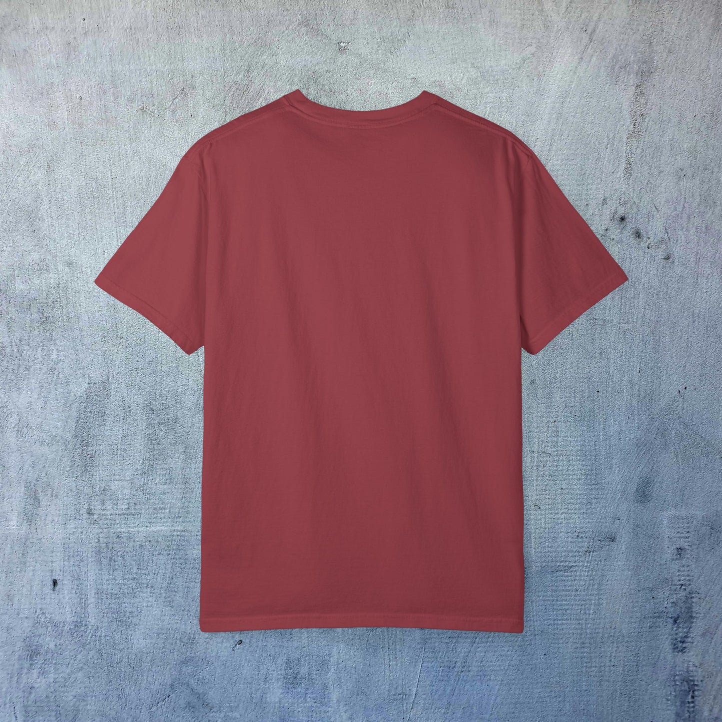 Back view of the Sleek Woof of Ball Street T-Shirt, showcasing its simple design and 100% cotton fabric for ultimate comfort.