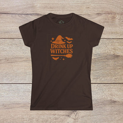 Witchy T-shirt - Drink Up Witches, Halloween Shirt, Unisex Tee, Spooky Season Apparel, Gift for Witches - ZenAndWhiskey