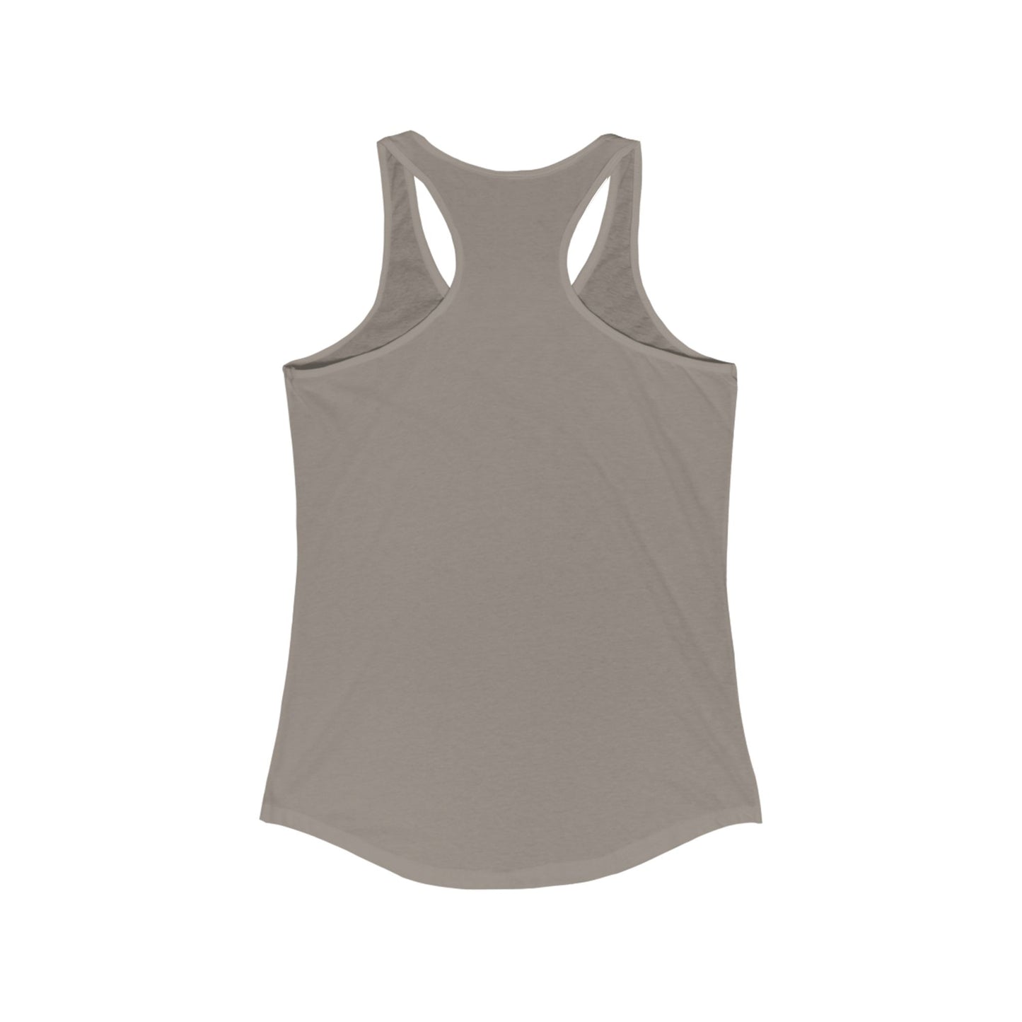 Stay Lunar Yoga Tank in soft taupe color, designed for comfort and style with a lightweight fabric blend, perfect for yoga and workouts.