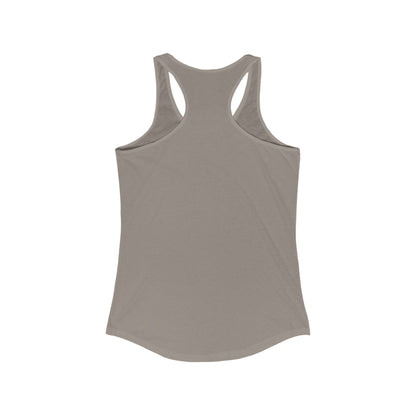 Stay Lunar Yoga Tank in soft taupe color, designed for comfort and style with a lightweight fabric blend, perfect for yoga and workouts.