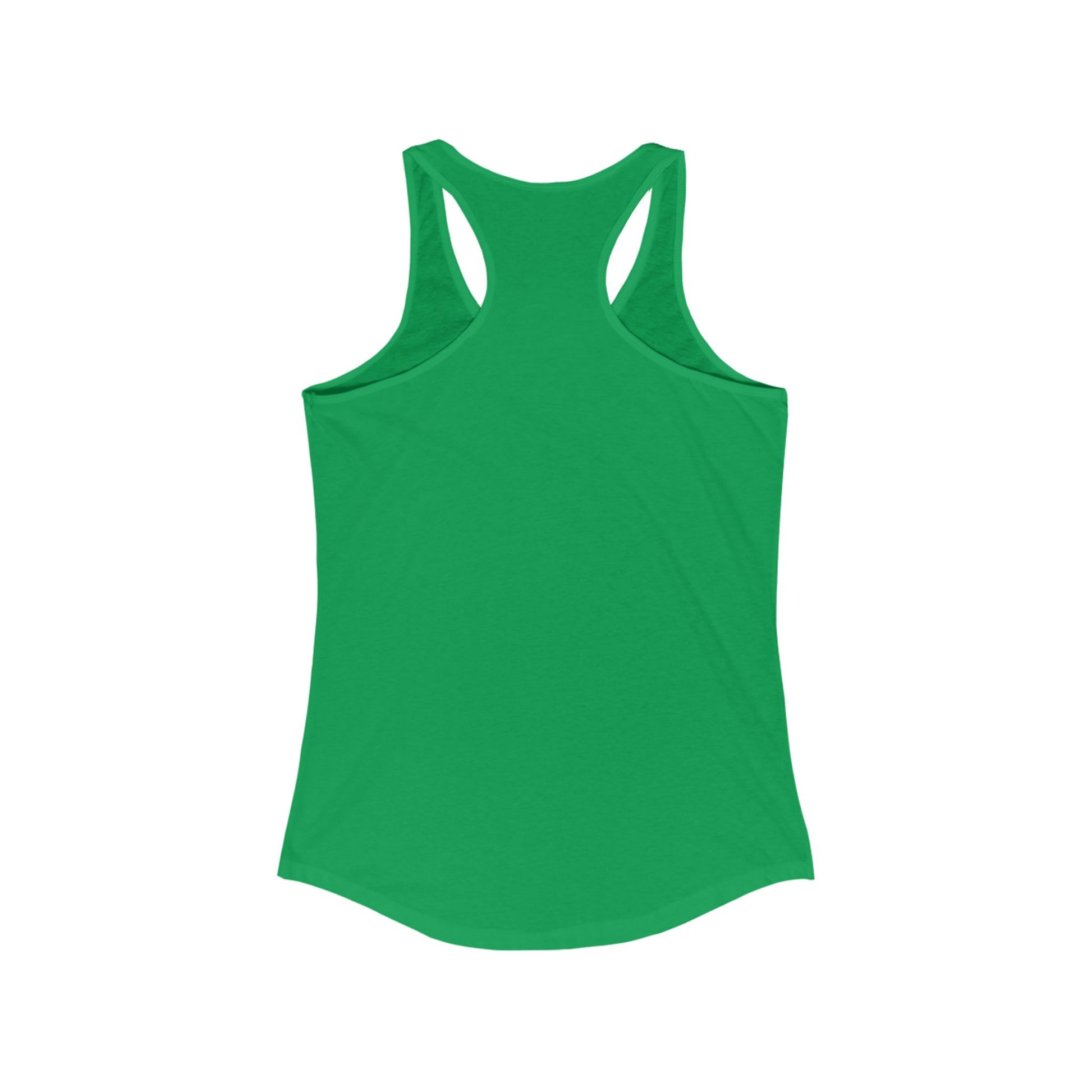 Stay Lunar Yoga Tank in vibrant green, crafted from a lightweight fabric for maximum comfort and flexibility during workouts.