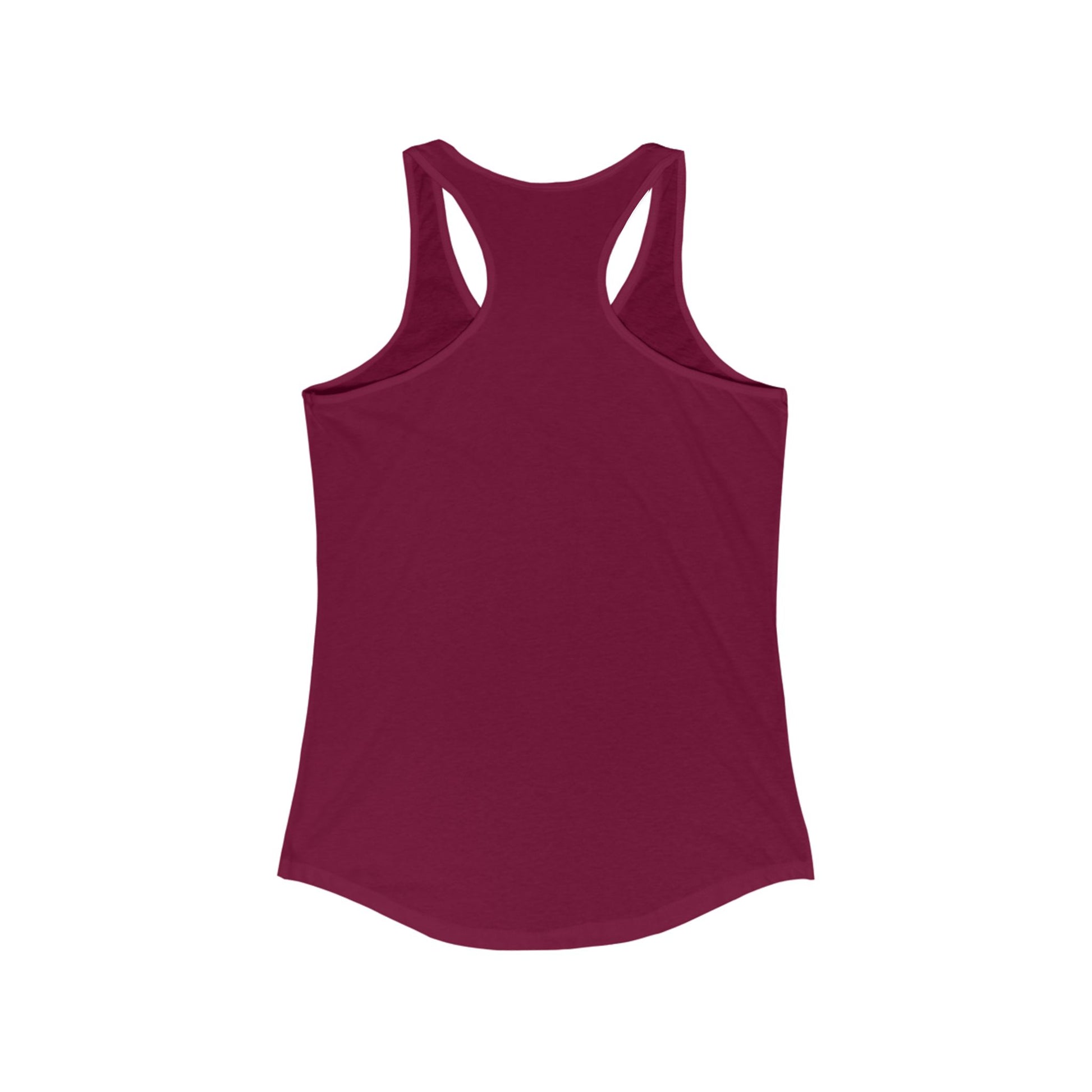Stay Lunar Yoga Tank in rich maroon, ideal for staying stylish while active. This tank offers a perfect fit with its lightweight 60% cotton, 40% polyester composition.