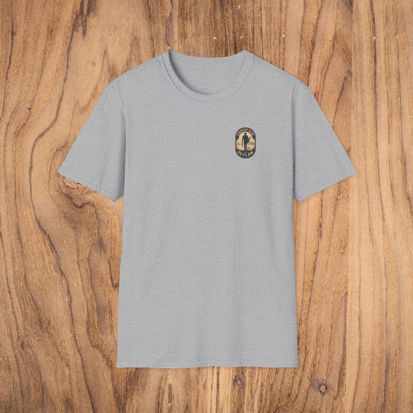 Vintage Southern Gentleman Golf Shirt in gray showcasing a classic fit and 100% cotton comfort, ideal for a stylish yet relaxed look.
