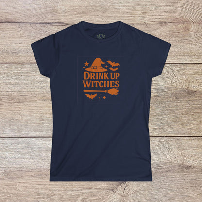 Witchy T-shirt - Drink Up Witches, Halloween Shirt, Unisex Tee, Spooky Season Apparel, Gift for Witches - ZenAndWhiskey