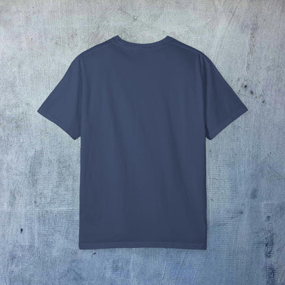 The back view of the Sleek Woof of Ball Street T-Shirt, designed without side seams for a sleek look and with durable fabric for long-lasting wear.