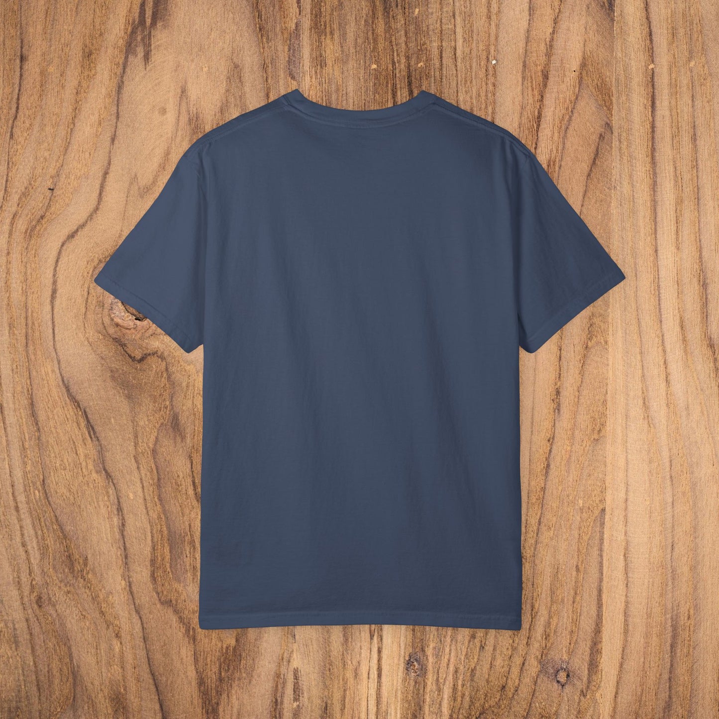 Back view of the Country Club Cowboy Graphic Tee, emphasizing its soft fabric and ribbed collar for enhanced durability.