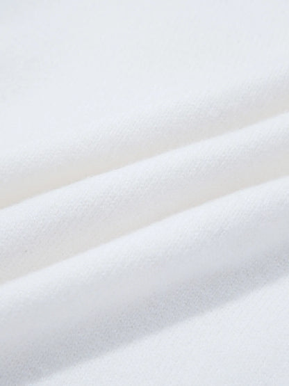 Textured close-up of the fabric on the Western Style Knit Crew Neck Sweater with Horseshoe Star, highlighting the soft and slightly stretchy material.