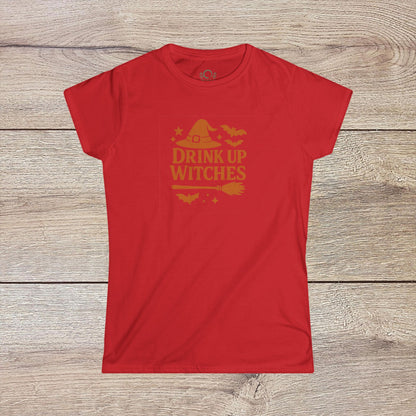 Witchy T-shirt - Drink Up Witches, Halloween Shirt, Unisex Tee, Spooky Season Apparel, Gift for Witches - ZenAndWhiskey
