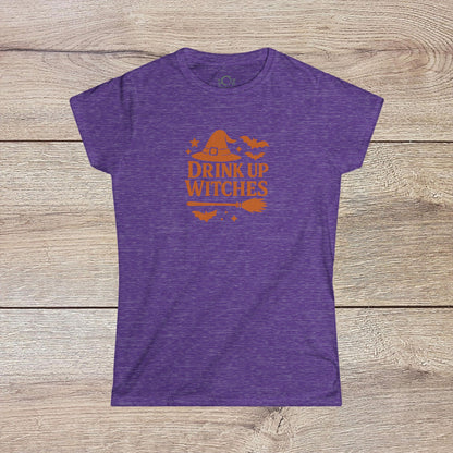 Witchy T-shirt - Drink Up Witches, Halloween Shirt, Unisex Tee, Spooky Season Apparel, Gift for Witches - ZenAndWhiskey